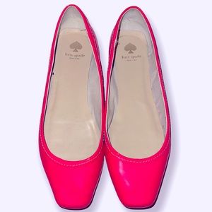 Kate Spade Hot Pink Patent Leather Flats